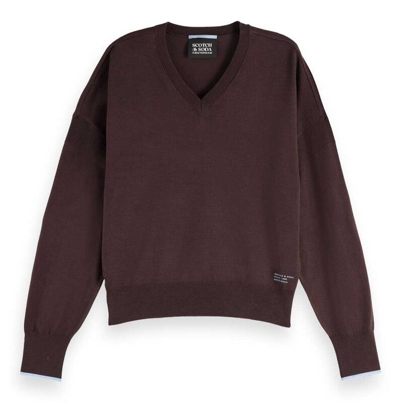 Scotch & Soda V-Neck Relaxed Pullover image number 2